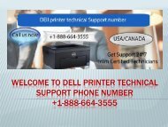 Dial +1-888-664-3555 Dell printer technical support phone number