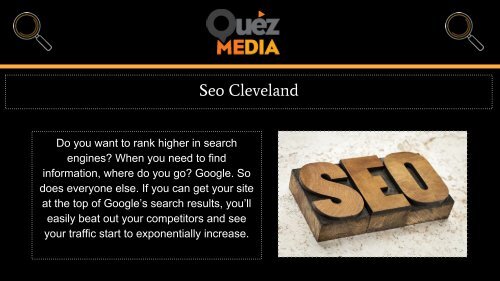 Inbound Marketing Services in Cleveland OH | Quez Media Marketing