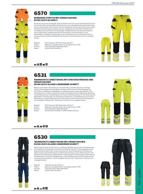 PROJOB Swedish Workwear