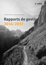 Avadis Fondation d’investissement / Avadis Fondation d’investissement 2, Rapports de gestion 2016/2017
