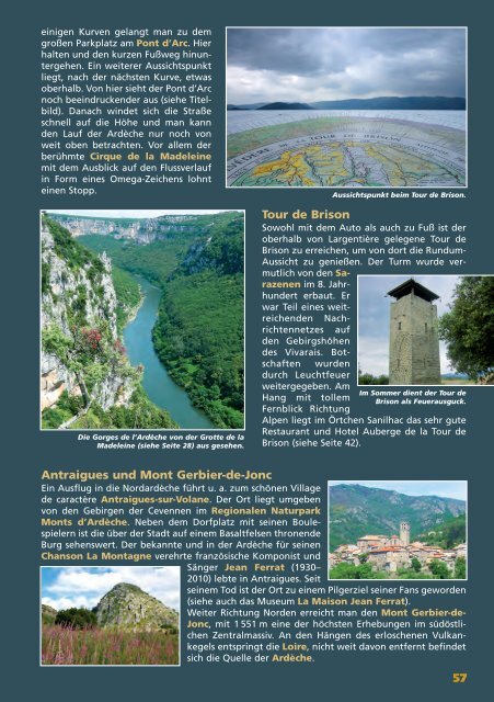 Ardèche, Frankreichs wilder Süden (Auszug, Blick ins Buch)