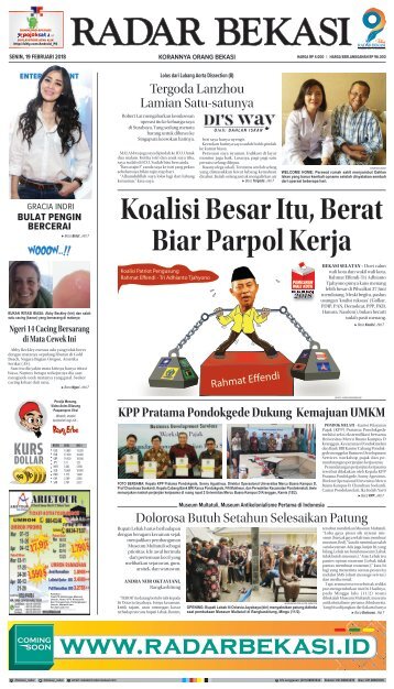 RADAR BEKASI EDISI 19 FEBRUARI