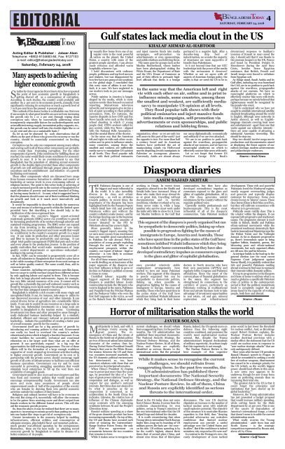 The Bangladesh Today (24-02-2018)