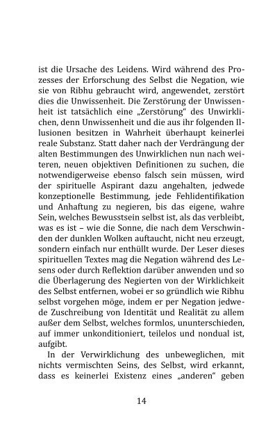 Einführung in das spirituelle Wissen der Ribhu Gita