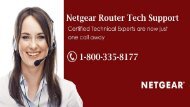 Call 1-800-335-8177 Netgear Router Tech Support