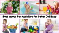 Best Educational Games & Fun Activities for 1-Year Old Babies