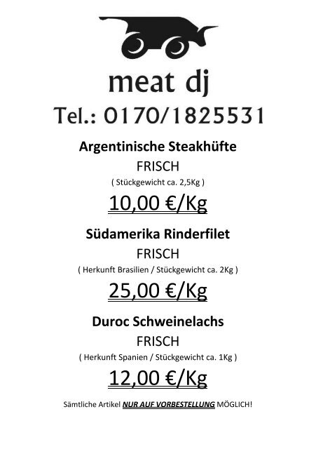 Meat dj