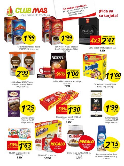 Supermercados MAS folleto ofertas hasta 28 de febrero 2018