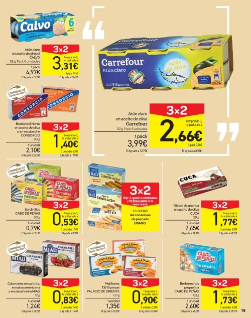 Carrefour folleto, ofertas más de 5.000 articulos al 3x2 hasta 13 de marzo 2018