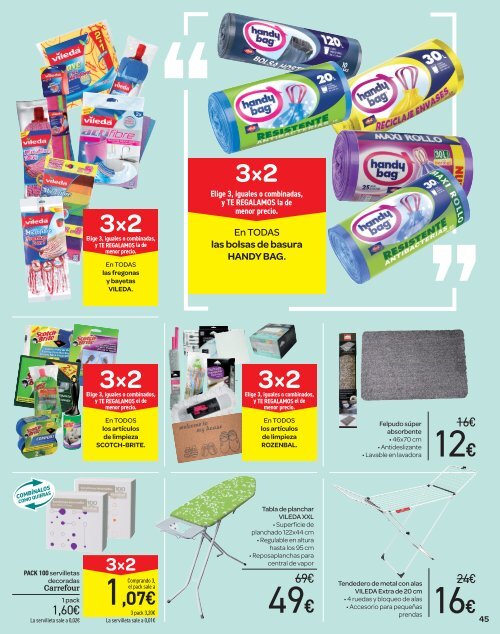 Carrefour folleto, ofertas más de 5.000 articulos al 3x2 hasta 13 de marzo 2018