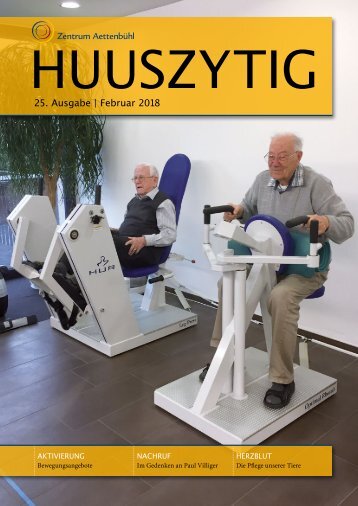 Aettenbühler Huuszytig Ausgabe Nr 25, Oktober 2018 