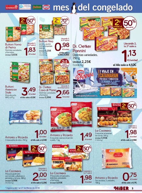 Supermercados Hiber catálogo ofertas del 1 al 18 de Marzo 2018