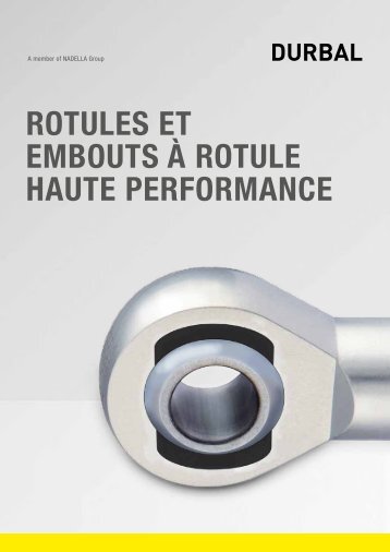 DURBAL Rotules et embouts haute performance