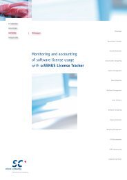 scVENUS License Tracker - Science und Computing AG