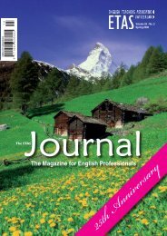 The Magazine for English Professionals - English Teachers ...