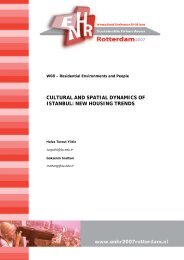cultural and spatial dynamics of istanbul: new housing trends
