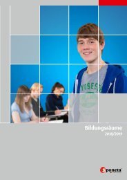 Sponeta - Bildungsräume 2018/2019