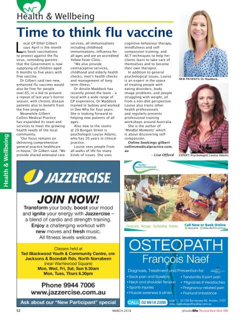 Pittwater Life March 2018 Issue