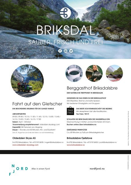 Visit Nordfjord - Reiseguide 2018 DE