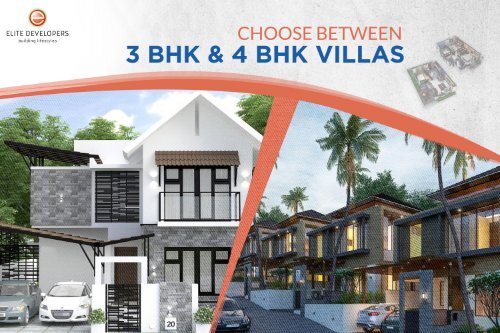 Choose Between 3 BHK & 4 BHK Villas