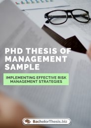 PhD Thesis of Management Sample