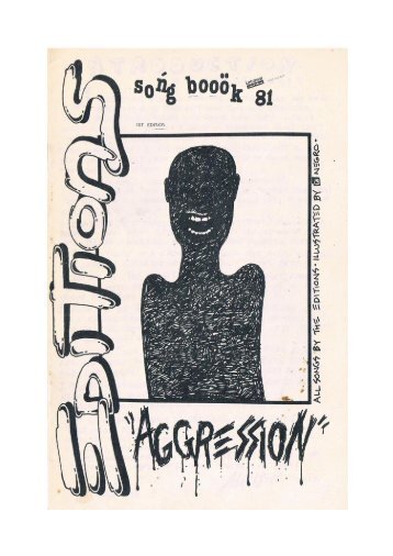 The Editions - Aggression Songbook, 1981