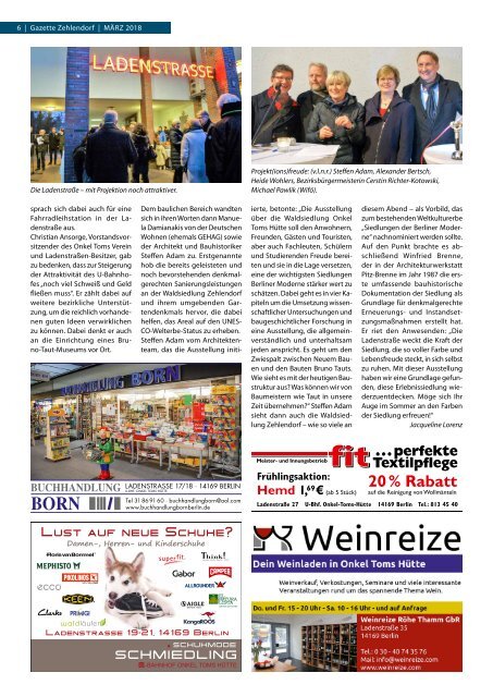 Gazette Zehlendorf Nr. 3/2018