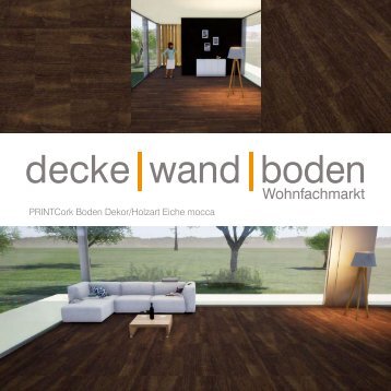 dwb Produktinformation PrintCork Boden Eiche mocca