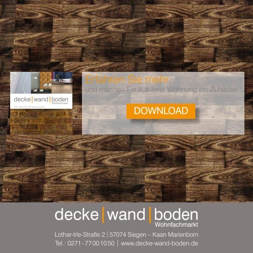 dwb Produktinformation PrintCork Boden Eiche geflammt