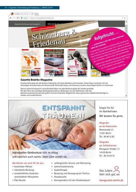 Gazette Schöneberg-Friedenau Nr. 3/2018