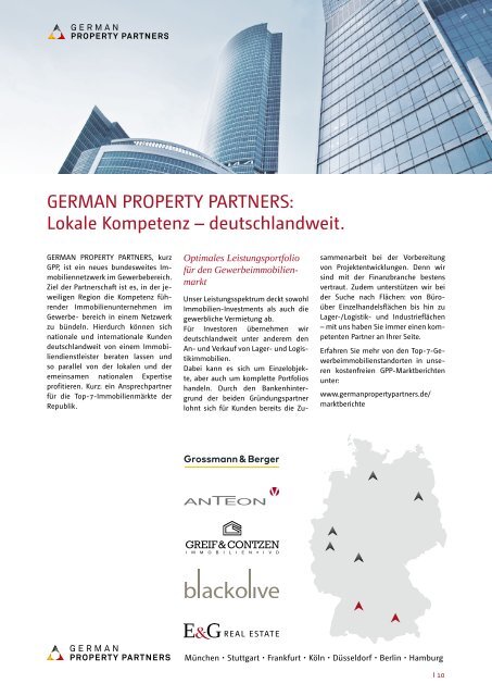 E & G  Real Estate Investmentmarktbericht 2017/2018