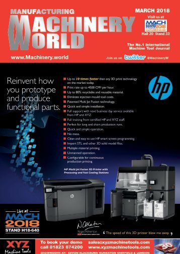 Manufacturing Machinery World March 2018