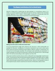 The Biggest Contribution of IoT in Retail Sector