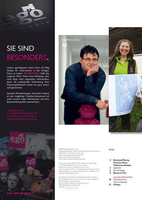 ego Magazin Trier & Mosel - Ausgabe 18