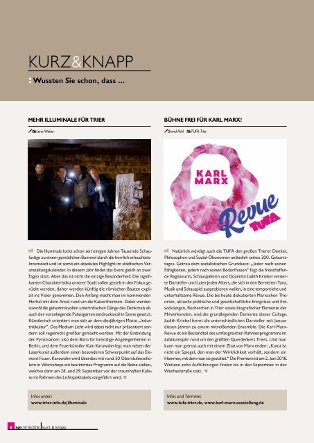 ego Magazin Trier & Mosel - Ausgabe 18