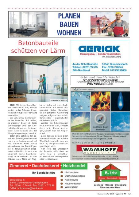 Gummersbacher Stadt-Magazin Februar 2018