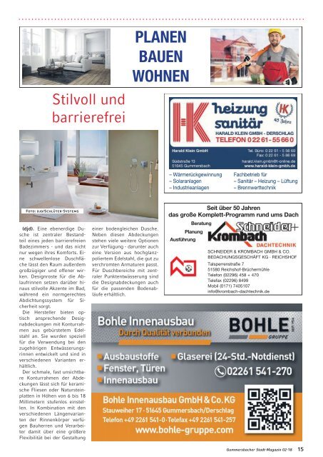 Gummersbacher Stadt-Magazin Februar 2018
