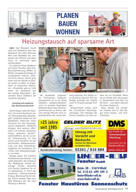 Gummersbacher Stadt-Magazin Februar 2018