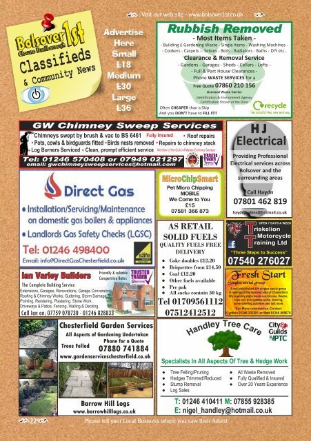 Bolsover 1st March 2018 Issue 125