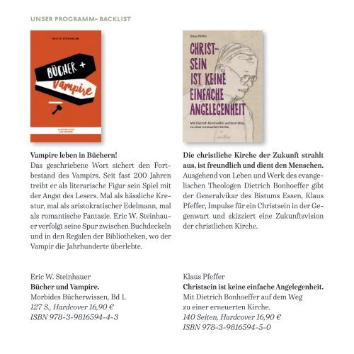 adsons bücher 2018 /Vorschau