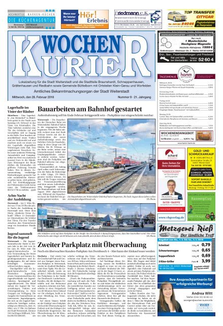 Wochen-Kurier 9/2018 - Lokalzeitung für Weiterstadt und Büttelborn