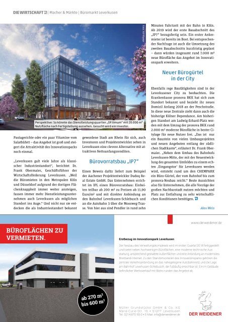 Die Wirtschaft Köln - Ausgabe 01 / 2018