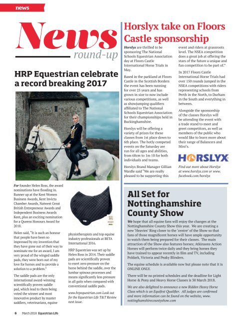 Equestrian Life March 2018 Issue