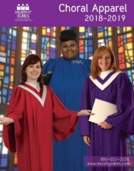 Murphy Robes Choir Catalog 2018-2019