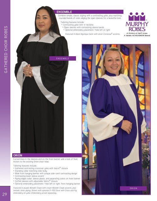 Murphy Robes Choir Catalog 2018-2019