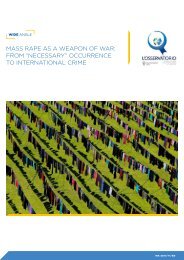 Mass rape as a weapon of war