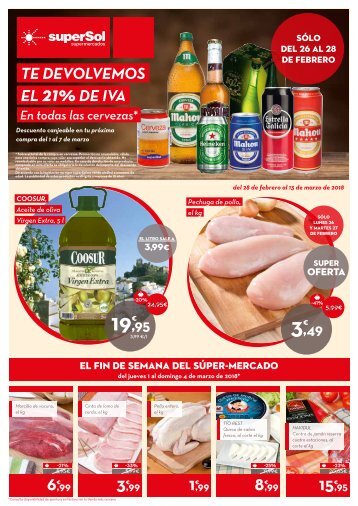 superSol supermercados folleto ofertas del 28 de febrero al 13 de marzo 2018 Zona centro