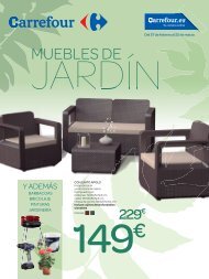 Catálogo Carrefour MUEBLES DE JARDÍN del 27 de febrero al 22 de marzo 2018