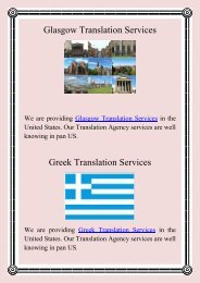 Slovene Translation Services