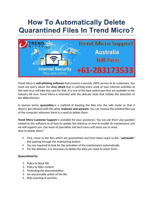 trend micro won t update